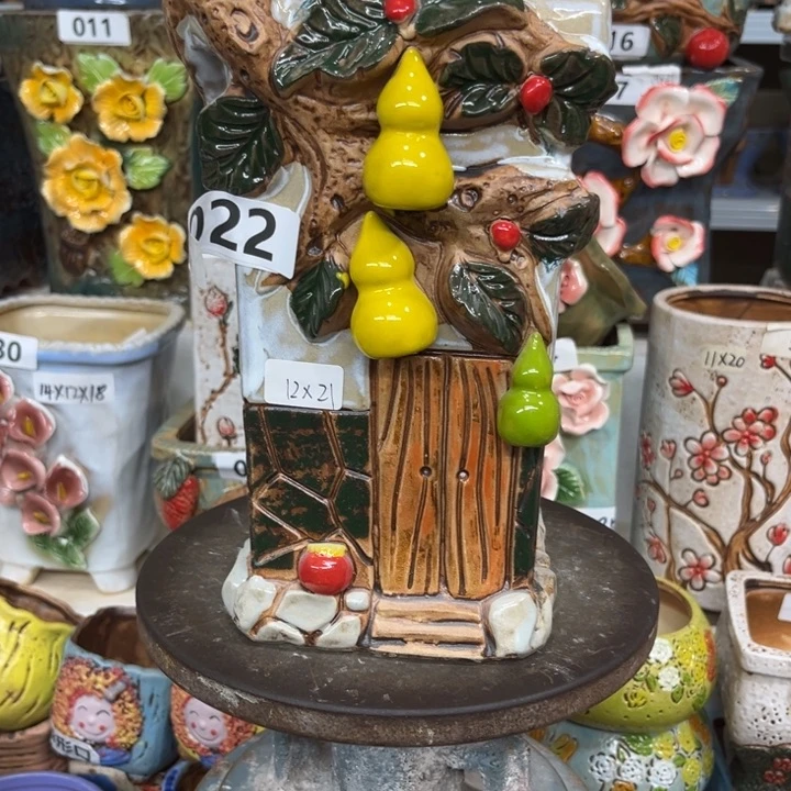 紫砂花盆粗陶材质多肉花盆