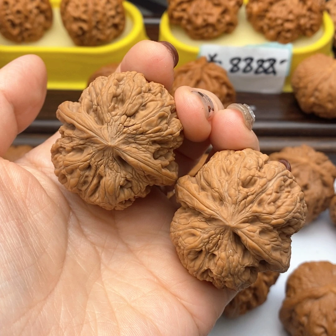 文玩核桃把件41尺全品将军