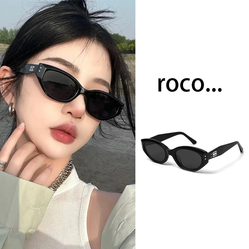 （小青田专属）新款板材眼镜好看百搭时尚潮流显示脸小板材-ROCO