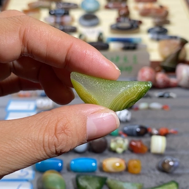 叁***玛瑙/玉髓合金颈饰