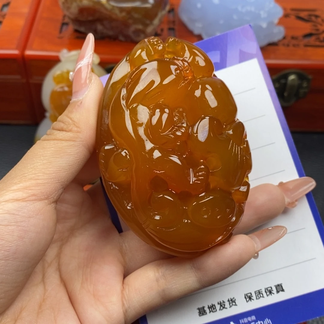 玛瑙/玉髓手把未镶嵌用****3