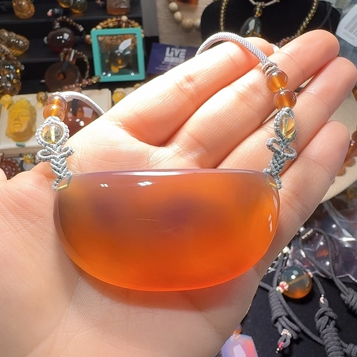 琥珀颈饰未镶嵌莎*橘蜜锁骨