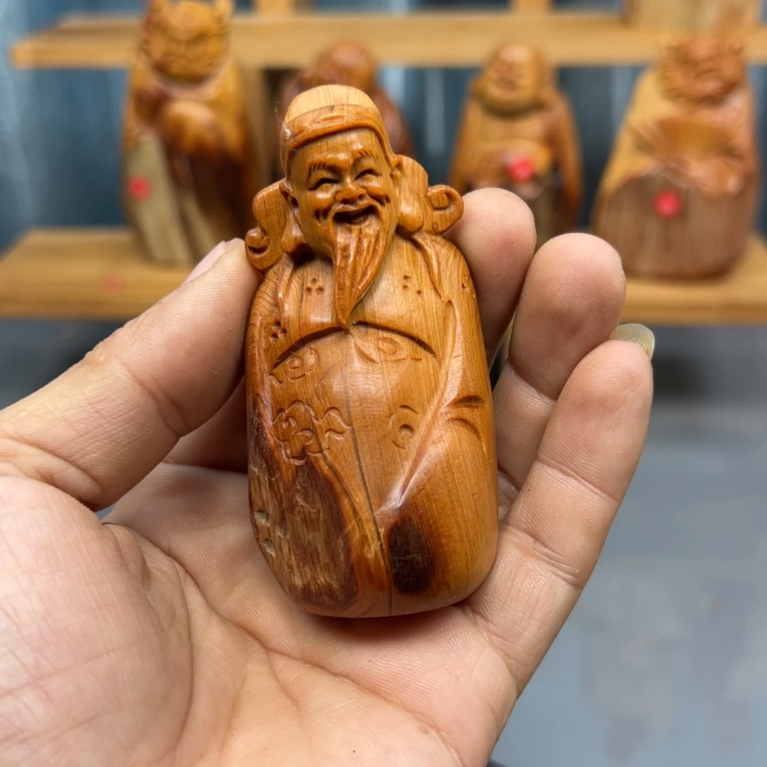 ℒ***木崖柏木摆件手把件