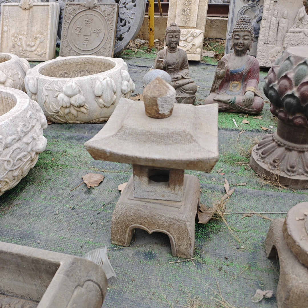 青石摆件不包邮不管卸车