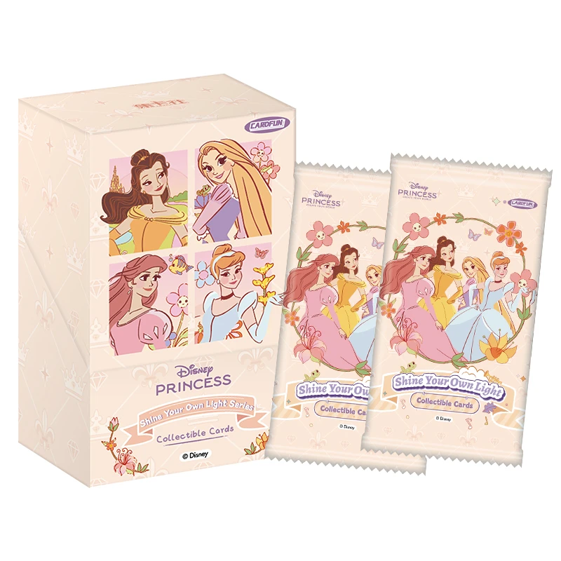 【代拆许愿】集卡社正版授权迪士尼公主闪亮自我系列收藏卡卡牌盲盒