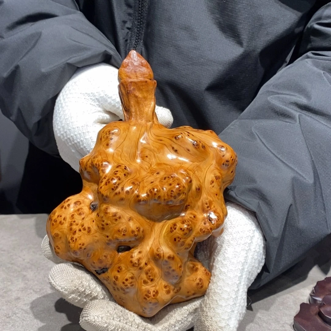 柏木（崖柏）猪****）金龟送福