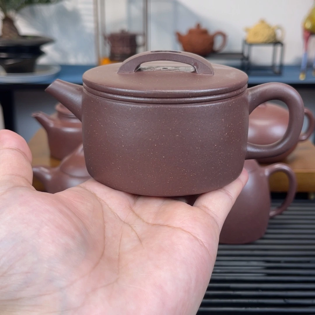 茶壶紫砂220毫升全手工底槽青汉瓦