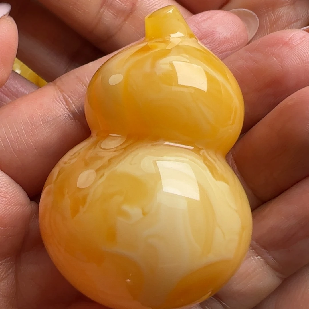 蜜蜡吊坠(不含链)未镶嵌无烤色无优化无补胶无煮蜜无辐照