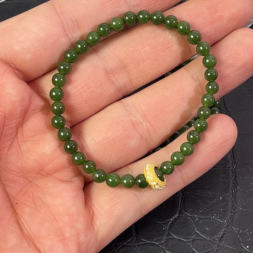 和田玉未镶嵌手链7210号和田玉手链