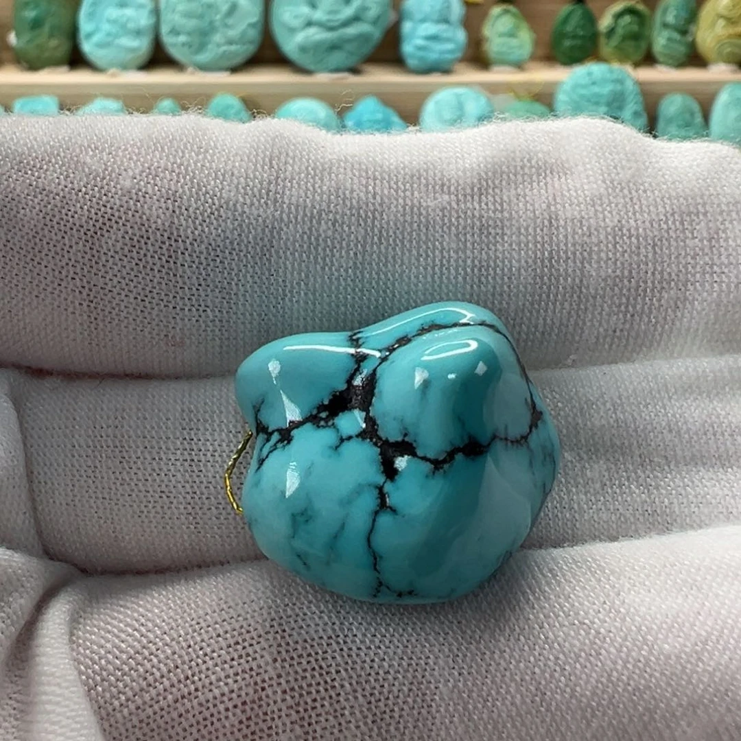 未镶嵌绿松石随形 17.2mm