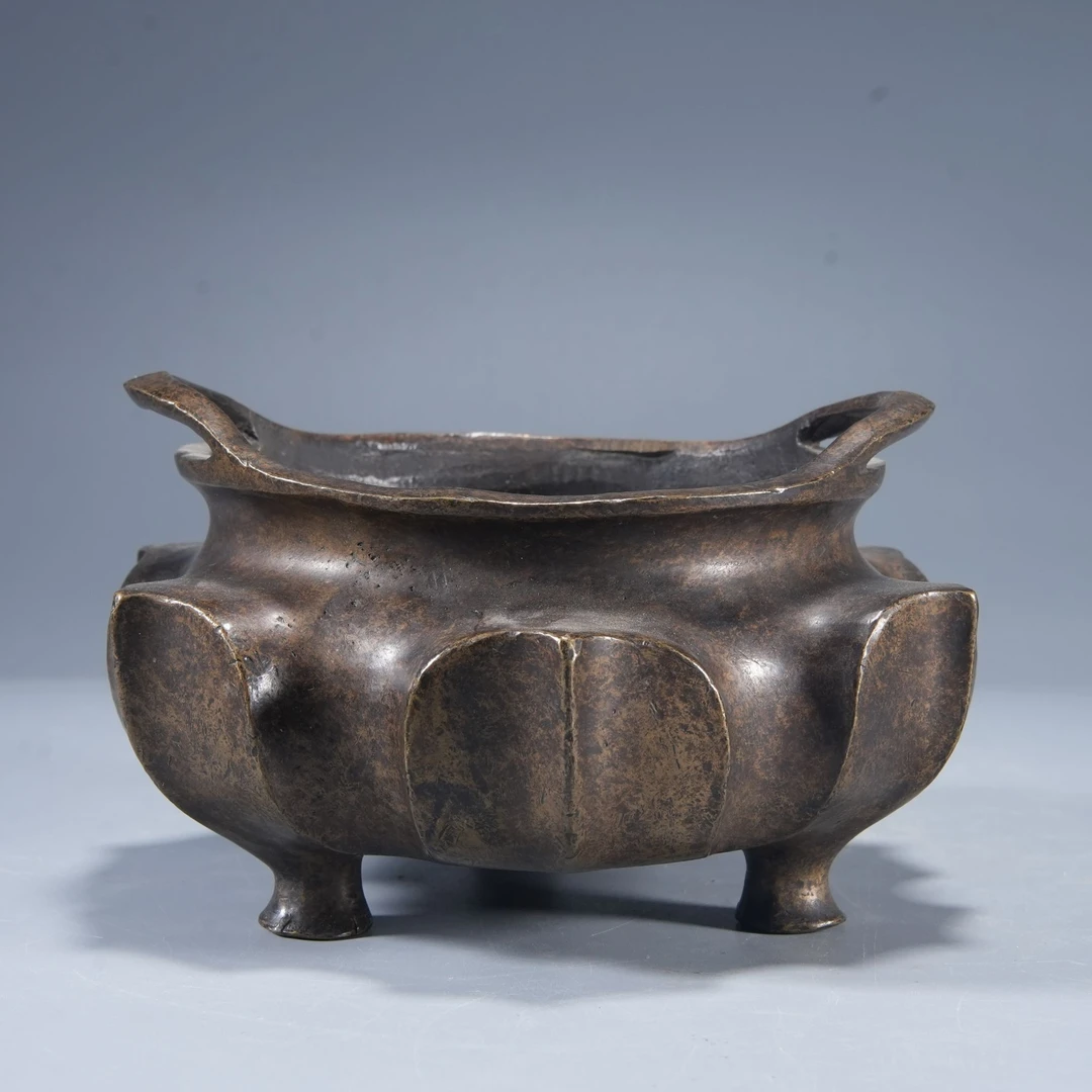 Z364/明代 铜三足炉【华豫之门甄选】