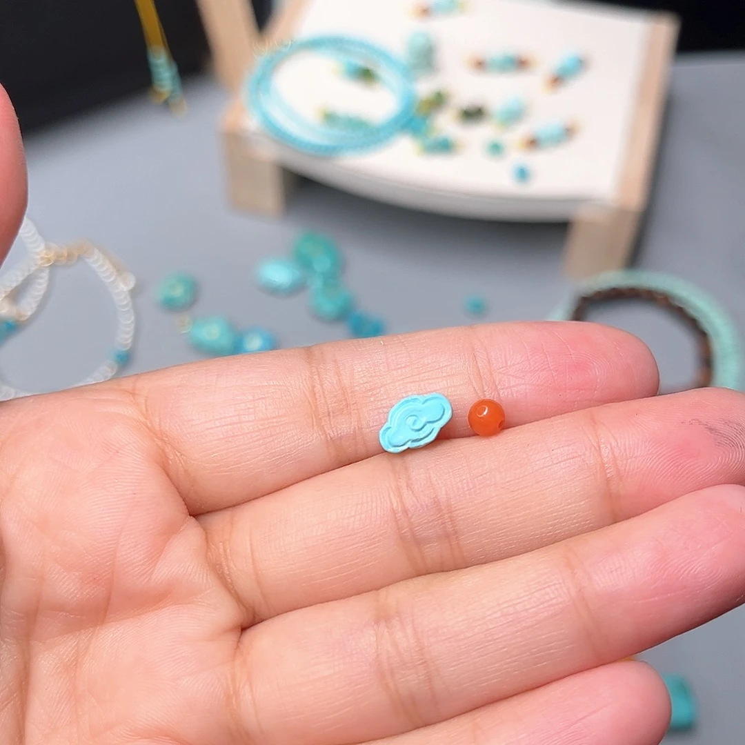未镶嵌南红玛瑙珠宝半成品