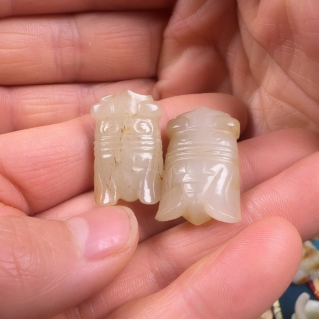 和田玉挂件未镶嵌农**蛇