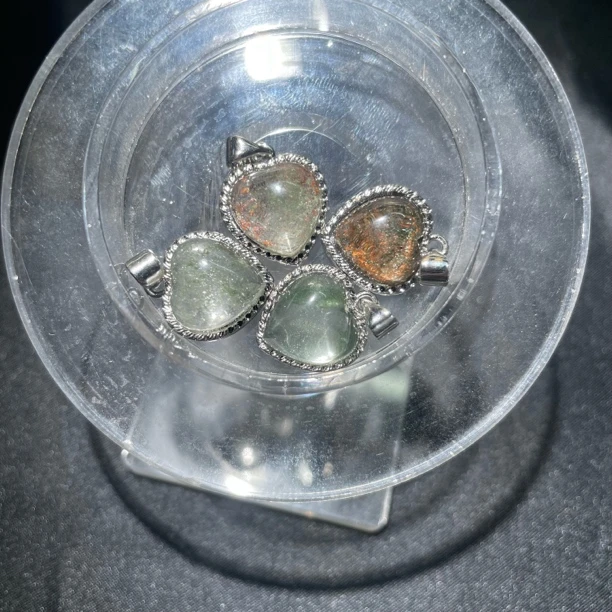 【幽灵爱心】天然幽灵小爱心单珠配件/多样性发其一