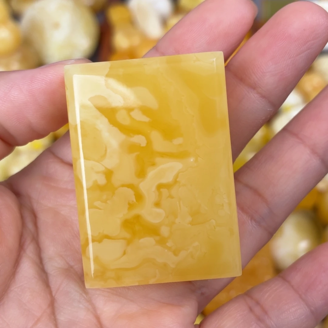 蜜蜡未镶嵌吊坠(不含链)精工子刚牌