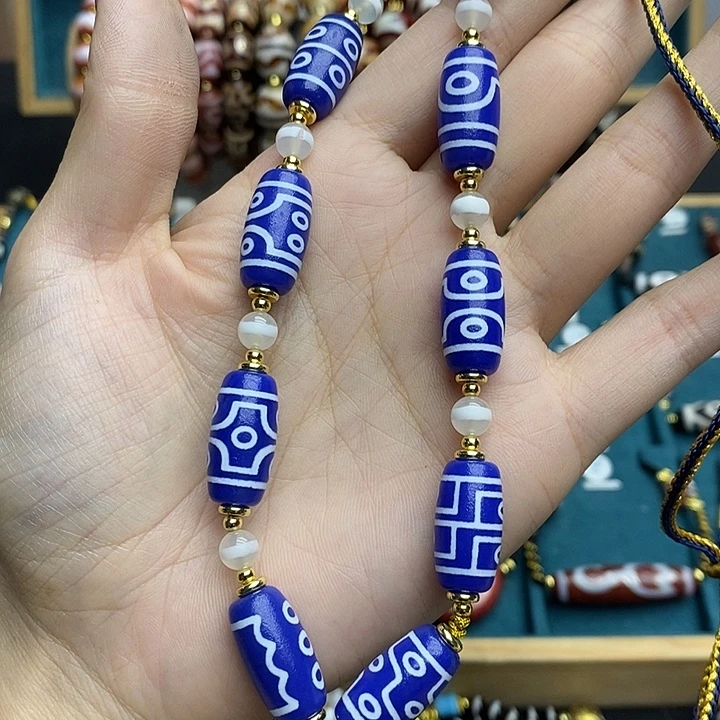 玛瑙/玉髓颈饰合金