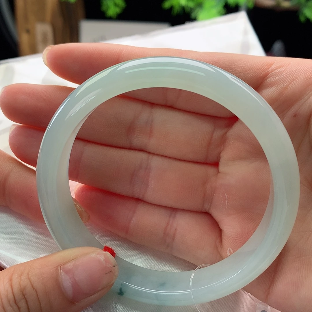 翡翠手镯未镶嵌58正圈