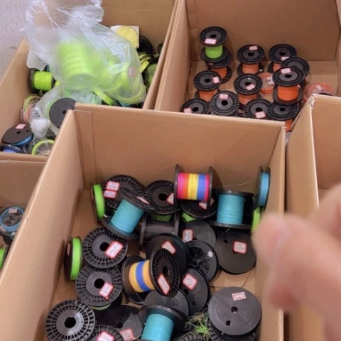 PE12编强耐磨橙色2号500米