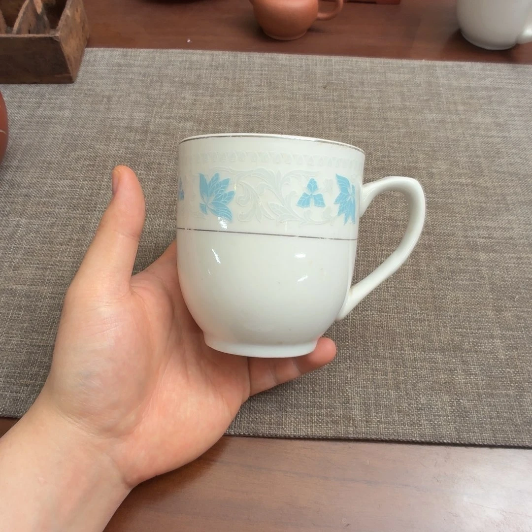 紫砂茶壶博山瓷 80年代