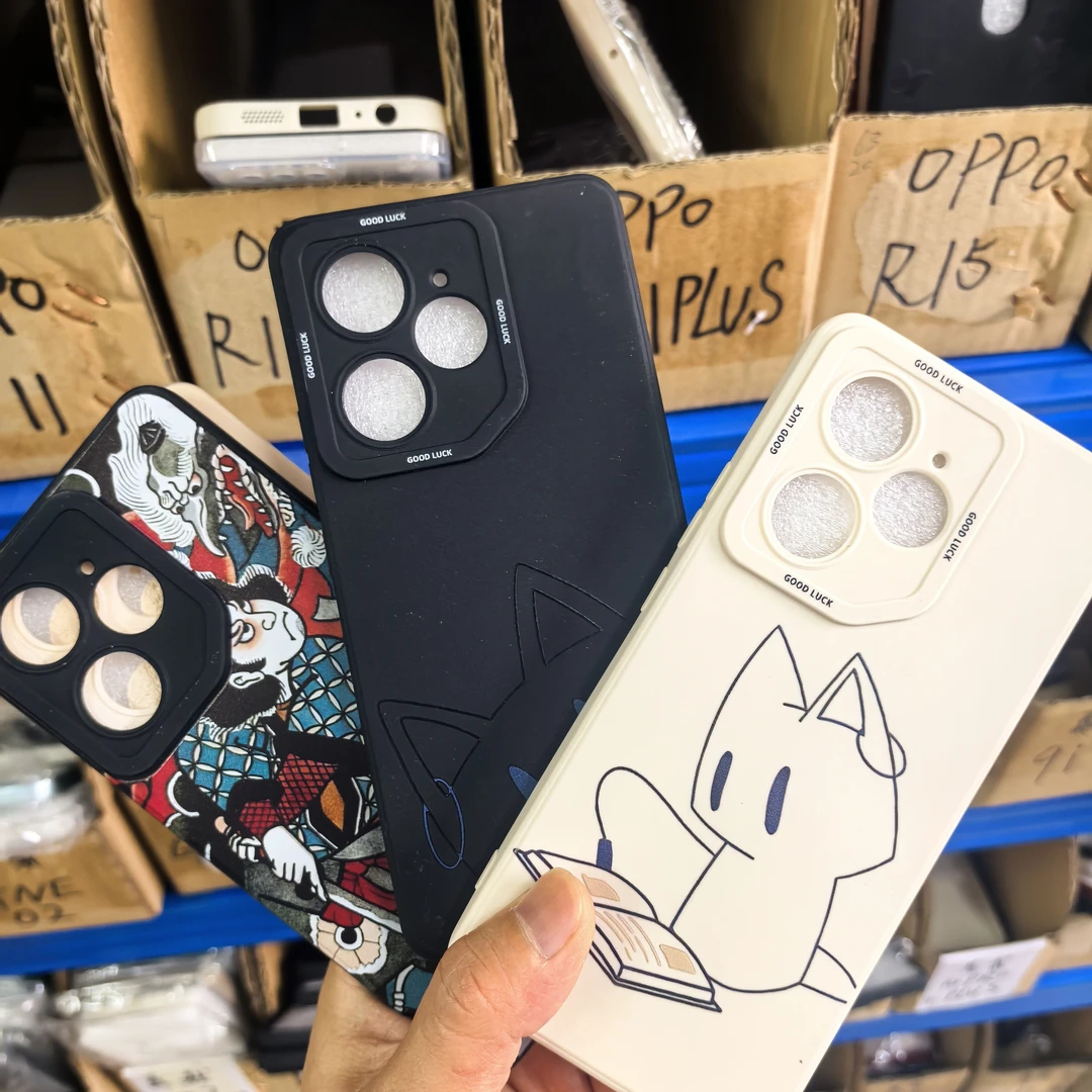 半斤福利最新款OPP型号卡通打印手机壳全包防摔设计