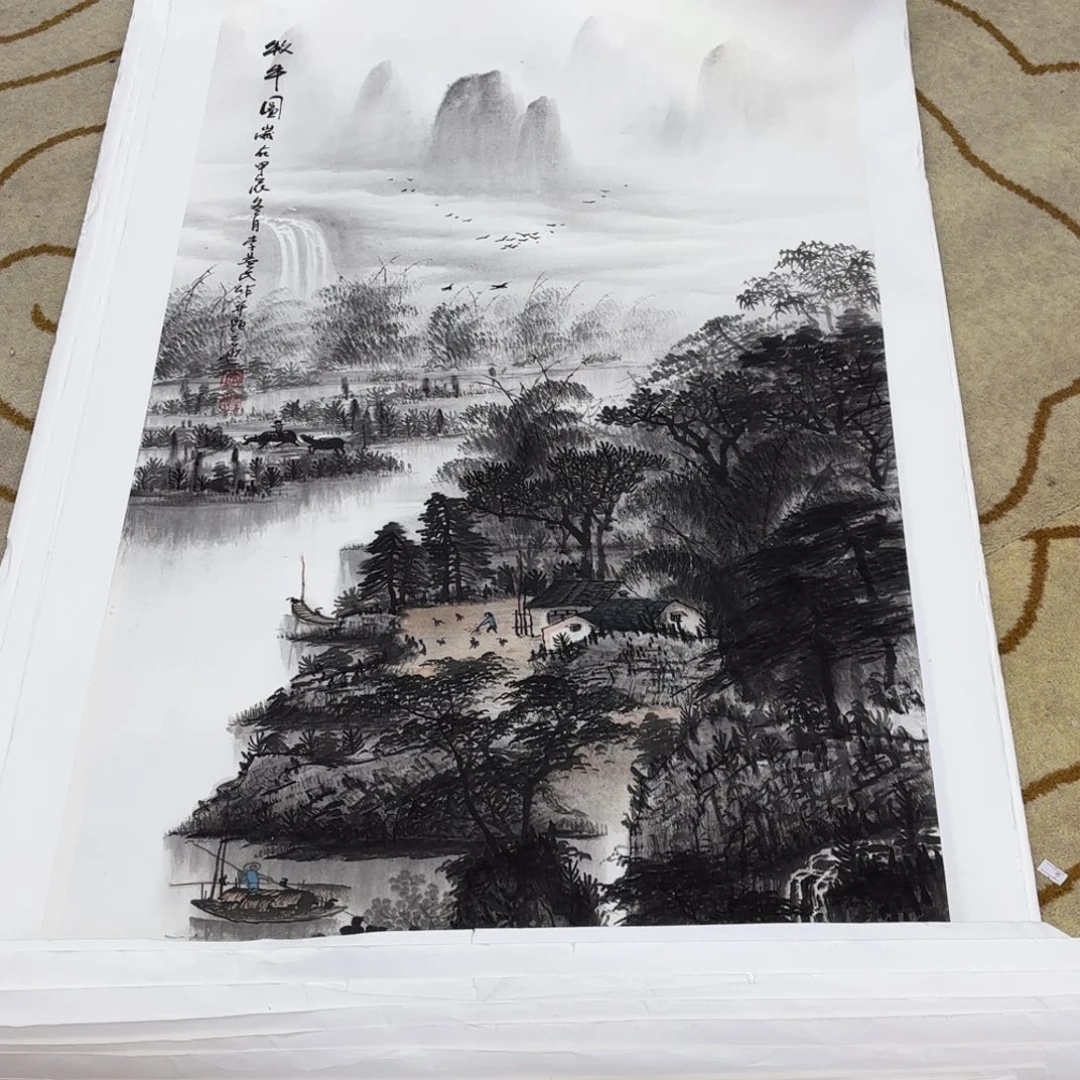 关***庄国画国画老师作品刘