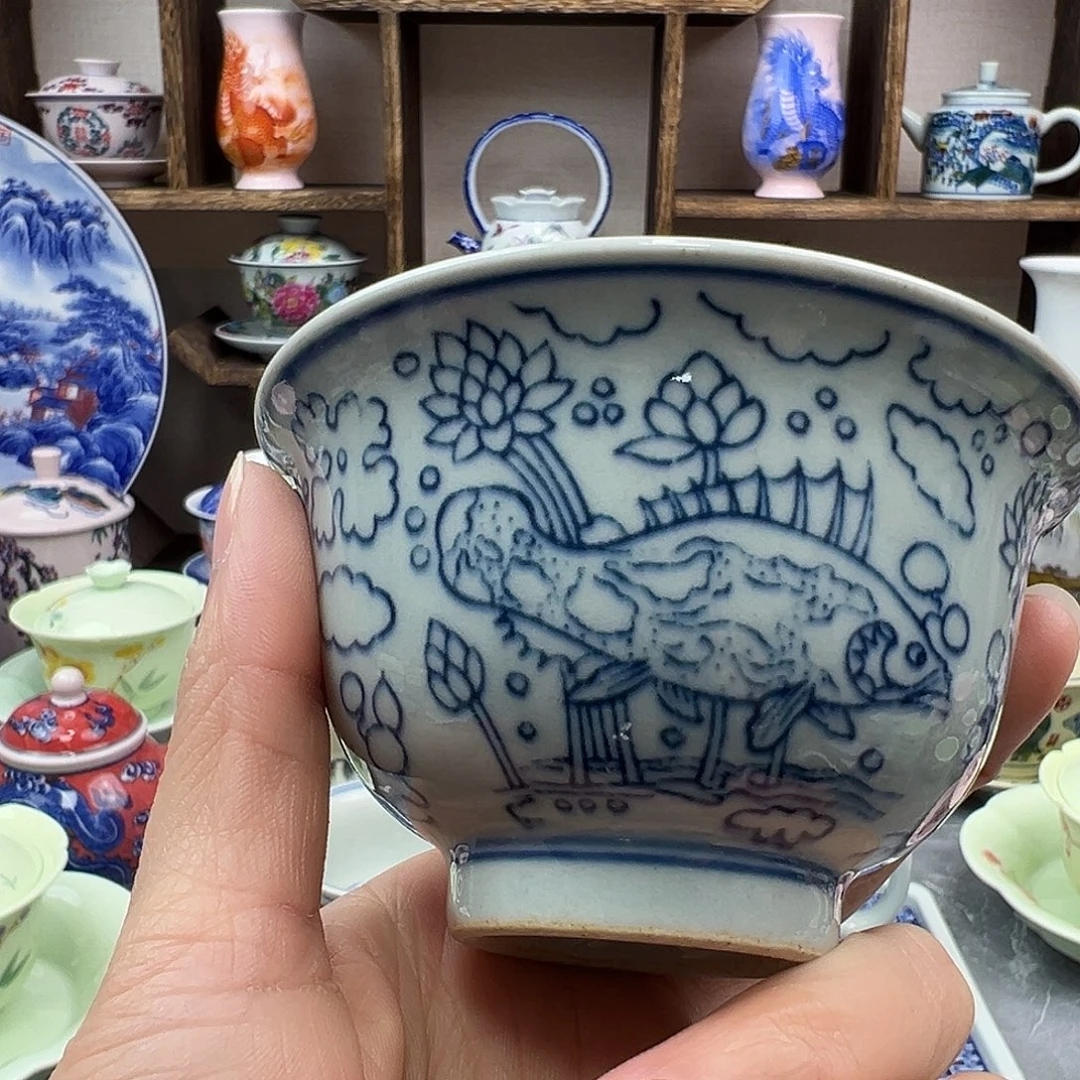 陶瓷杯子景德镇陶瓷567老厂瓷59