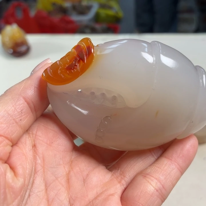 玛瑙/玉髓未镶嵌吊坠(不含链)