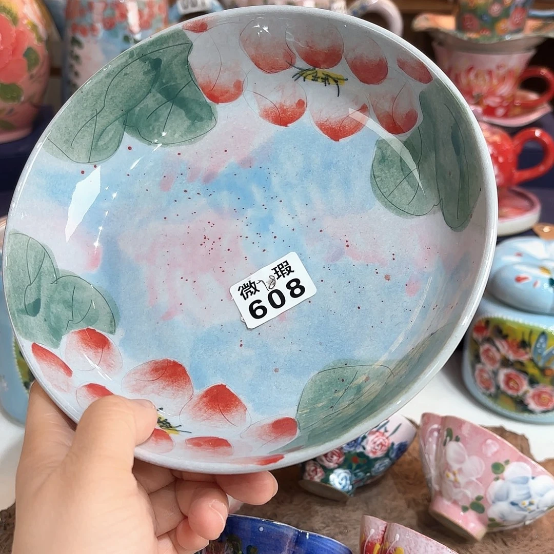 景德镇手绘高温釉下彩陶瓷茶具