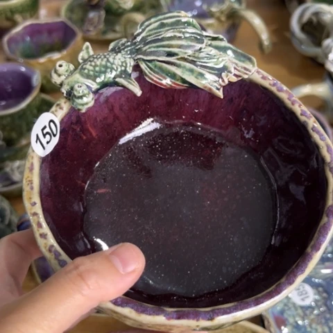 碗瑕疵手捏咖啡杯餐具壶承