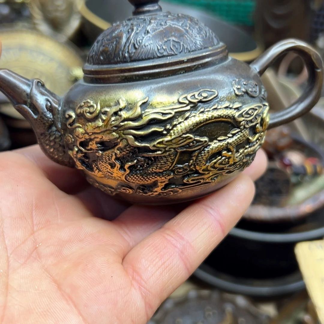 铜摆件欢迎欢迎你