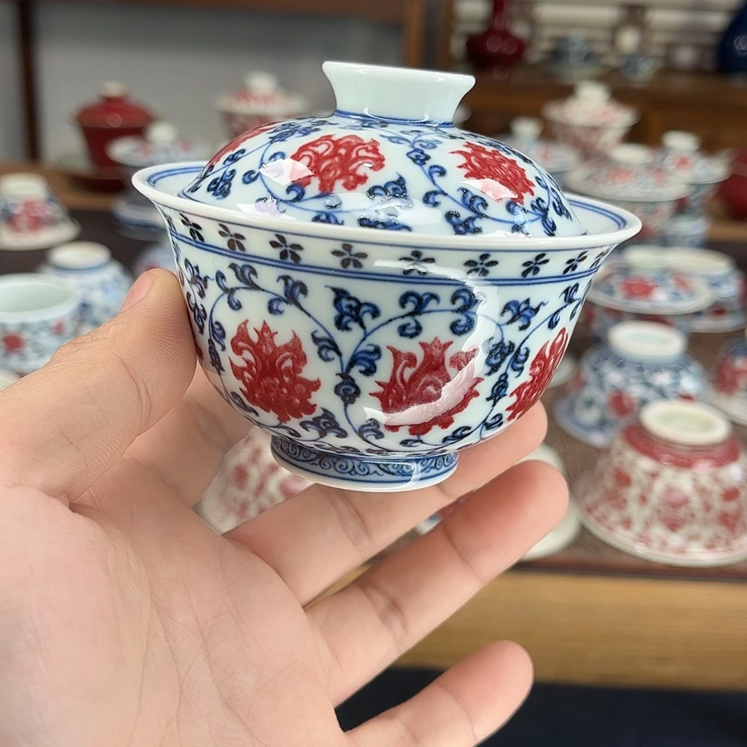 M***x陶景德镇陶瓷青花釉里红