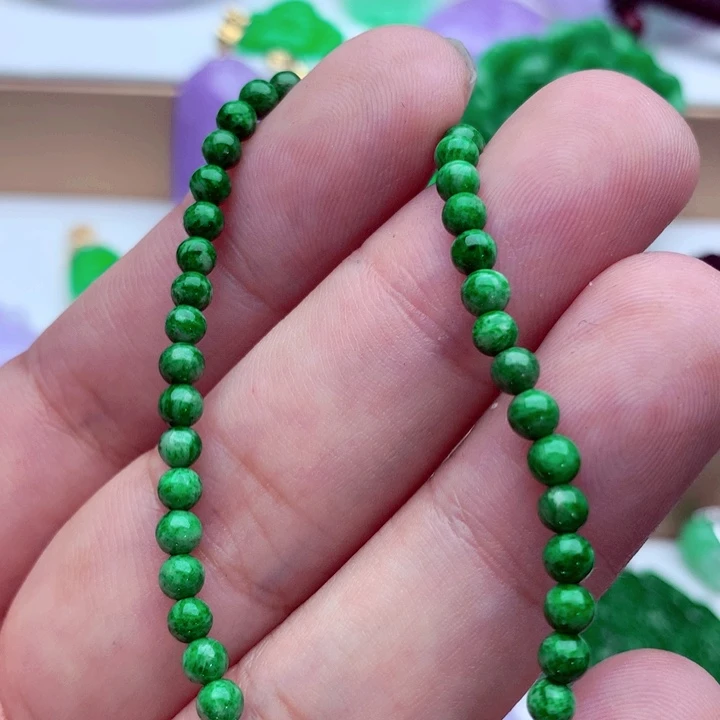 翡翠未镶嵌手链手串