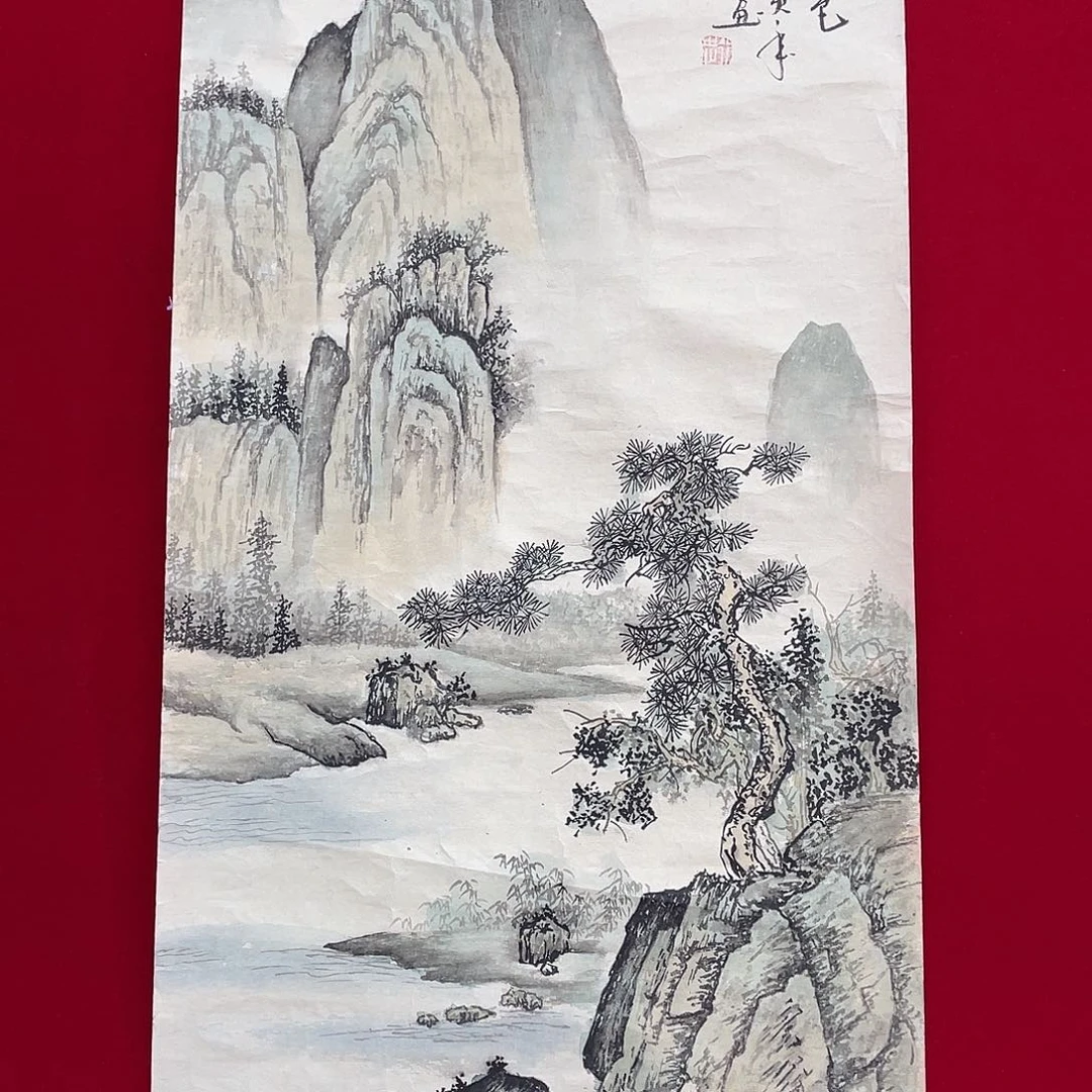 国画凌行志手绘作品