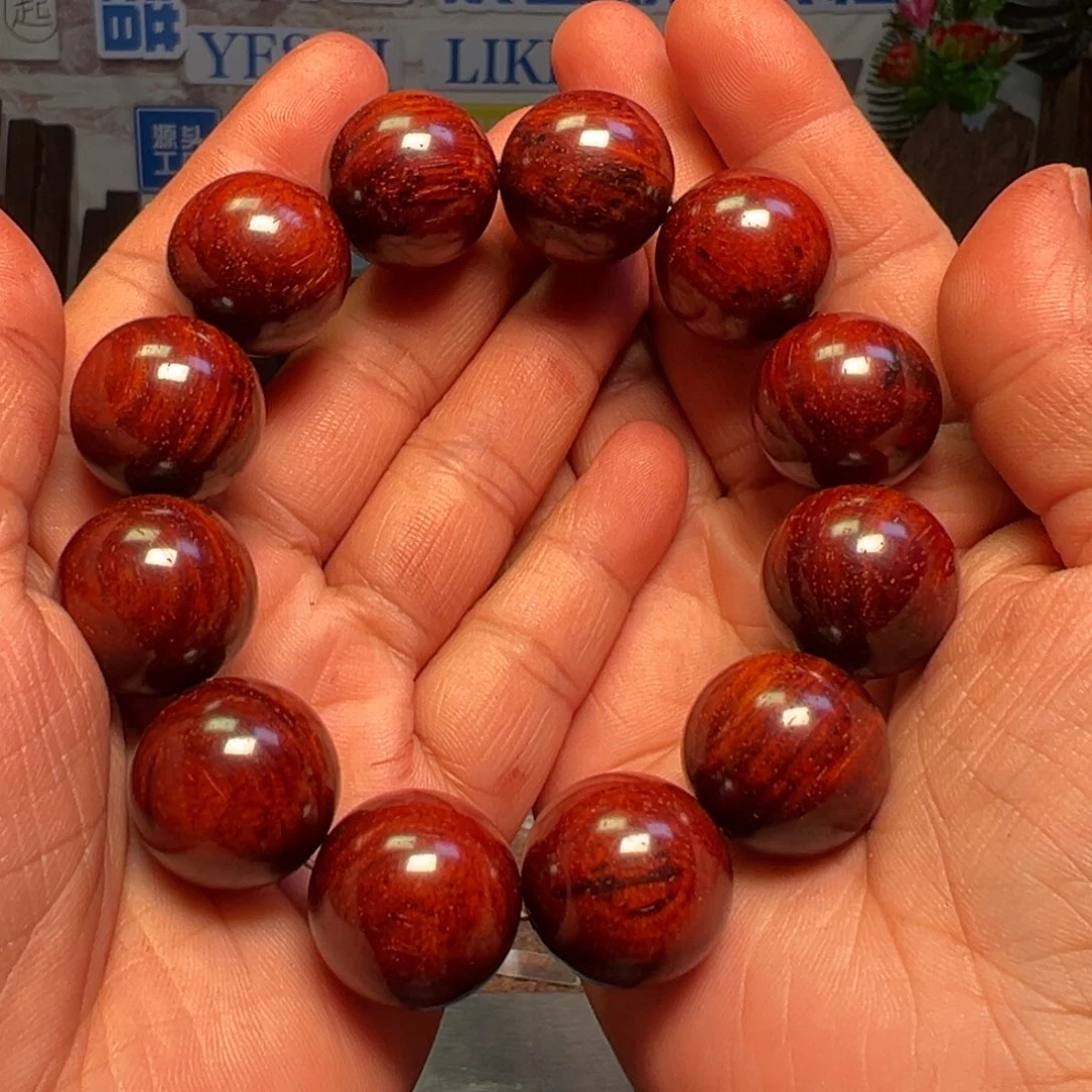 檀香紫檀（小叶紫檀）手串2.0金星龙鳞