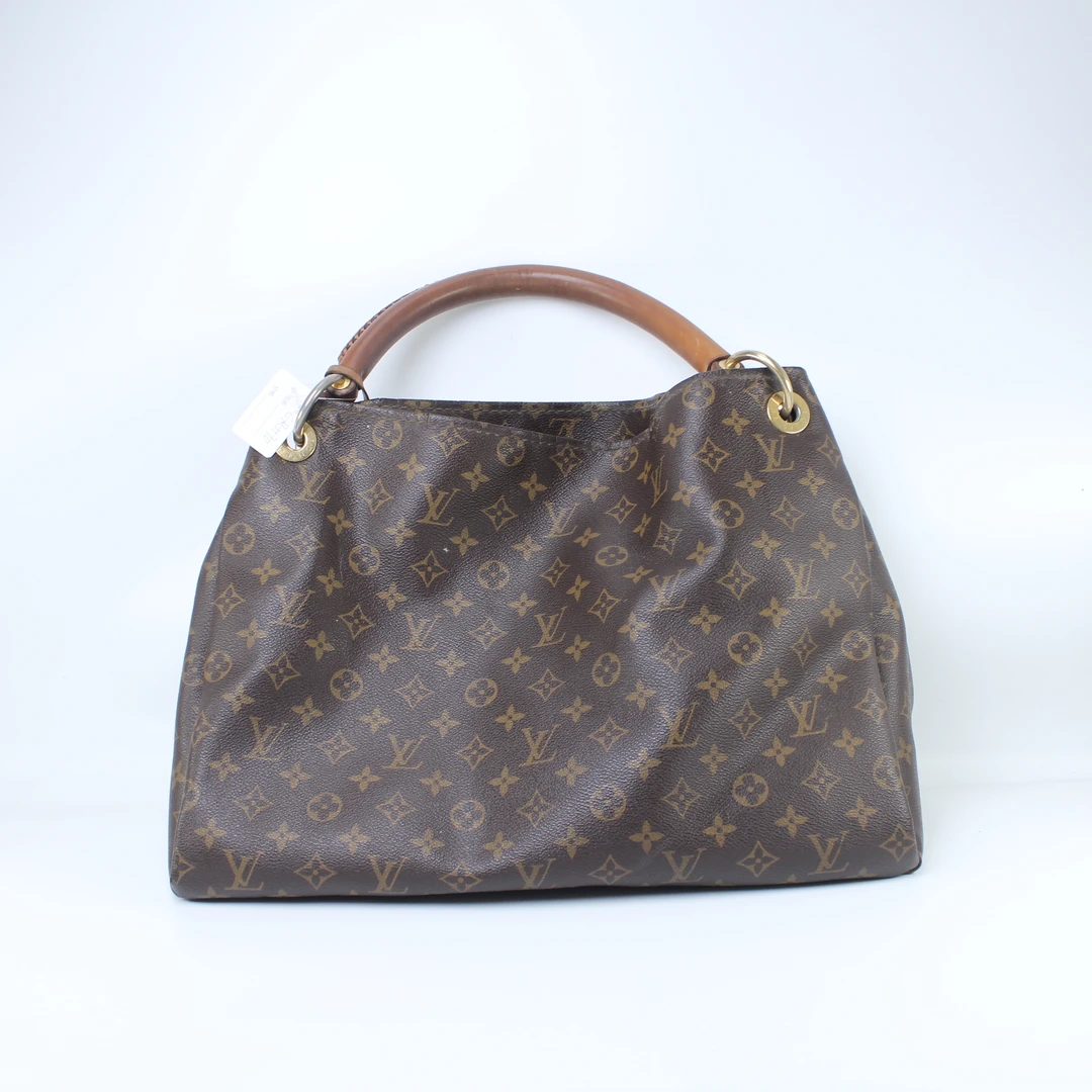 90新 LouisVuitton/路易威登 CR1170老花Artsy编织手提腋下包