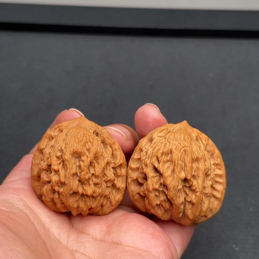 把件猴头核桃40×36狼牙麦穗虎头XM3053