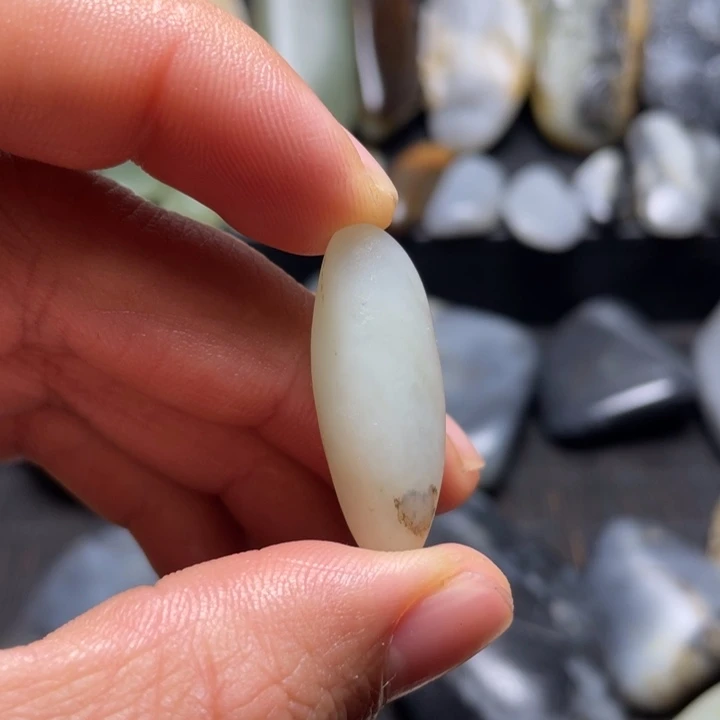 和田玉未镶嵌挂件53