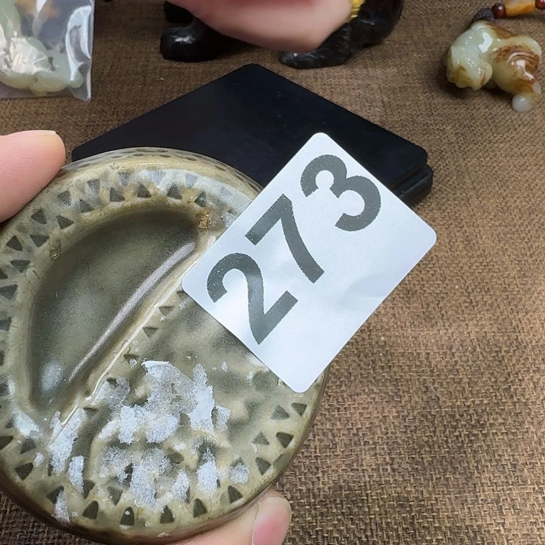 绿泥禾甜旧藏只玩真货