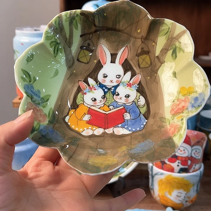 陶景德镇釉下手绘陶瓷