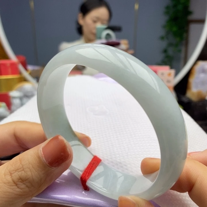 翡翠手镯未镶嵌手镯DF8-53.4