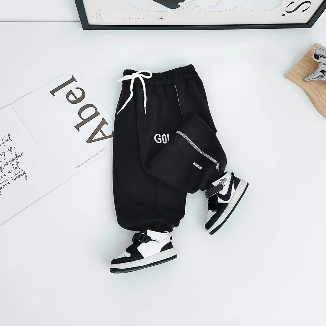 儿童裤子秋冬款男童运动裤2025新款秋装 WGZ361 悠悠童话童装