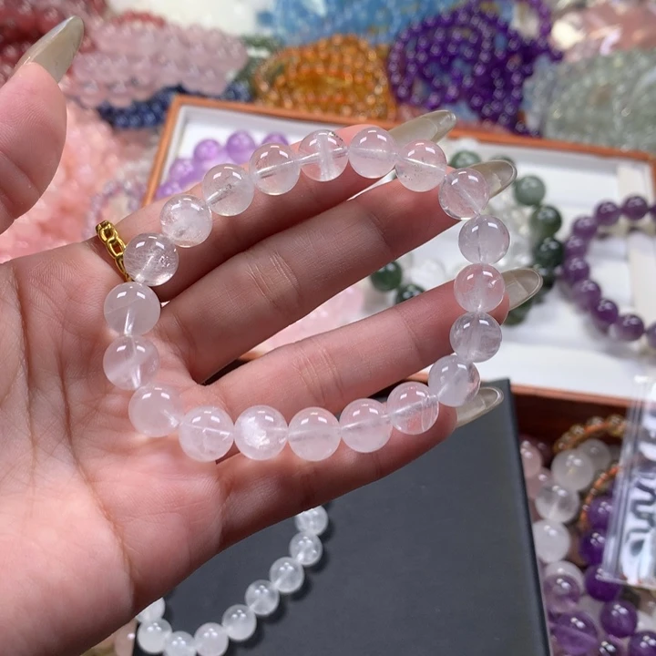 水晶手链未镶嵌静*白幽灵卡9.8