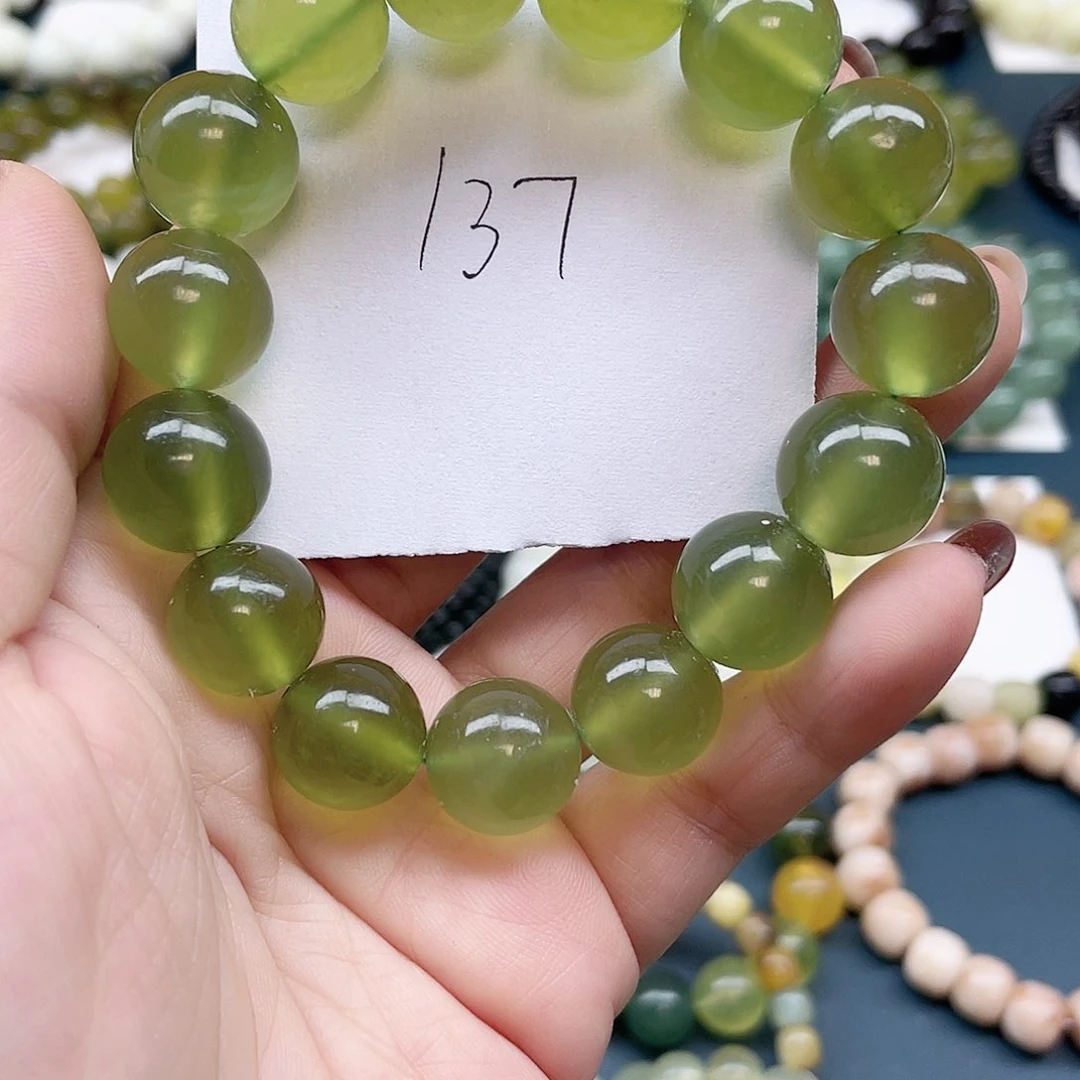 未镶嵌蛇纹石玉手串春*月