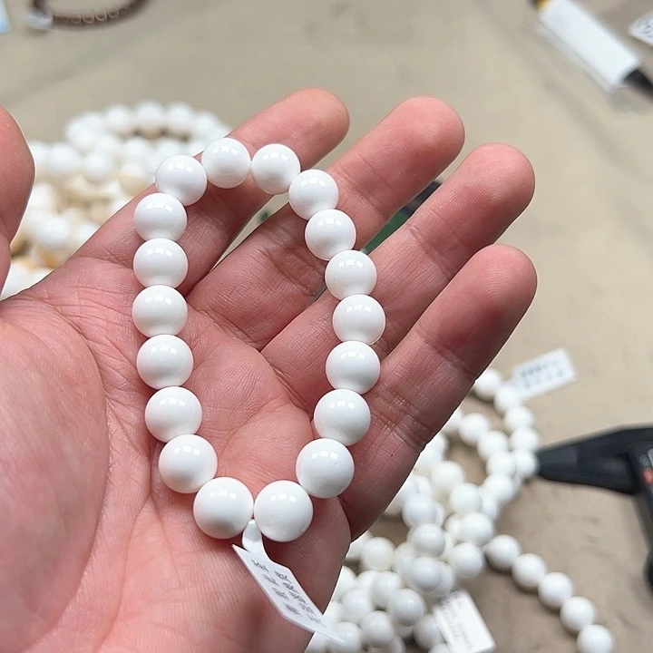 白玉菩提吊坠白色312