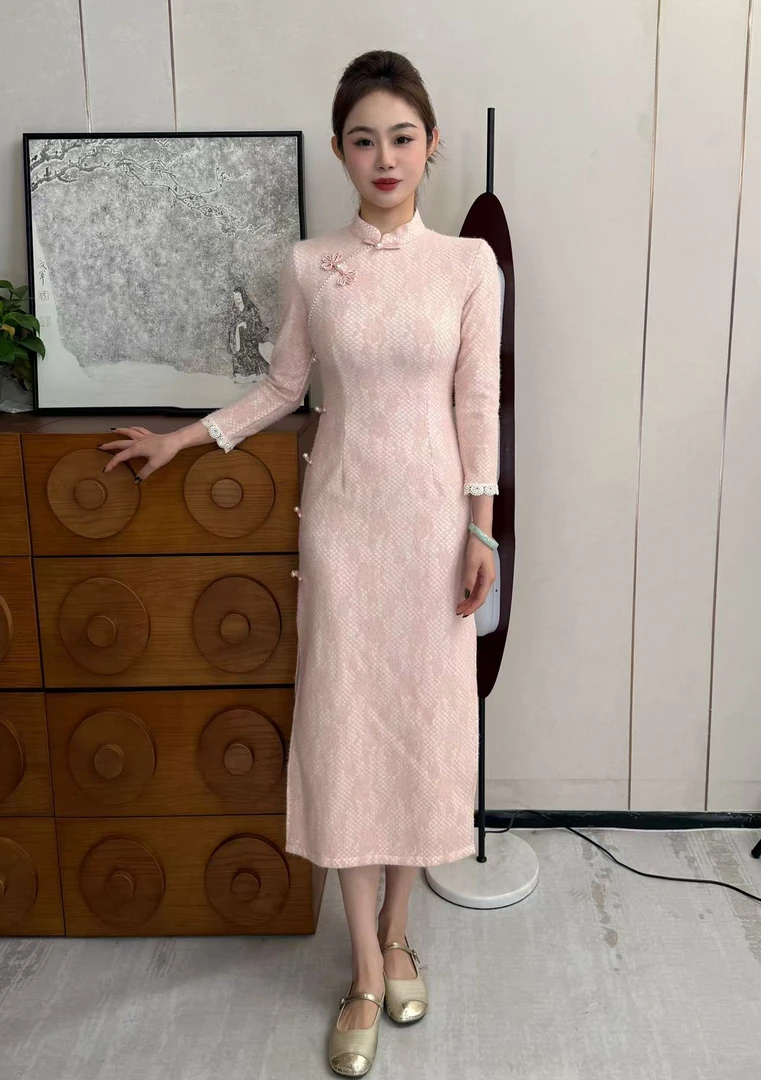 旗格格《梦惜》设计师新款新中式旗袍