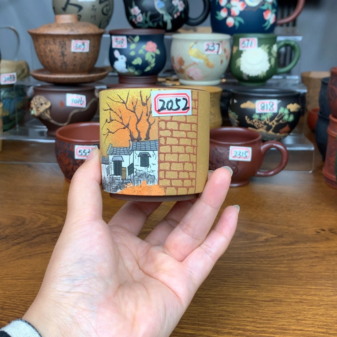 茶杯紫砂宜兴紫砂茶具
