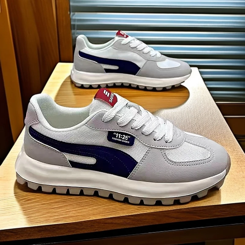 男士休闲运动鞋2025夏季透气男鞋轻便软底减震防滑潮流百搭鞋子男