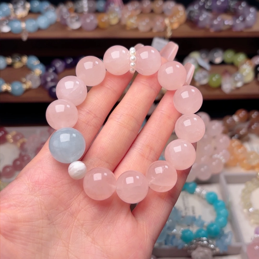 水晶手链合金半****）手串