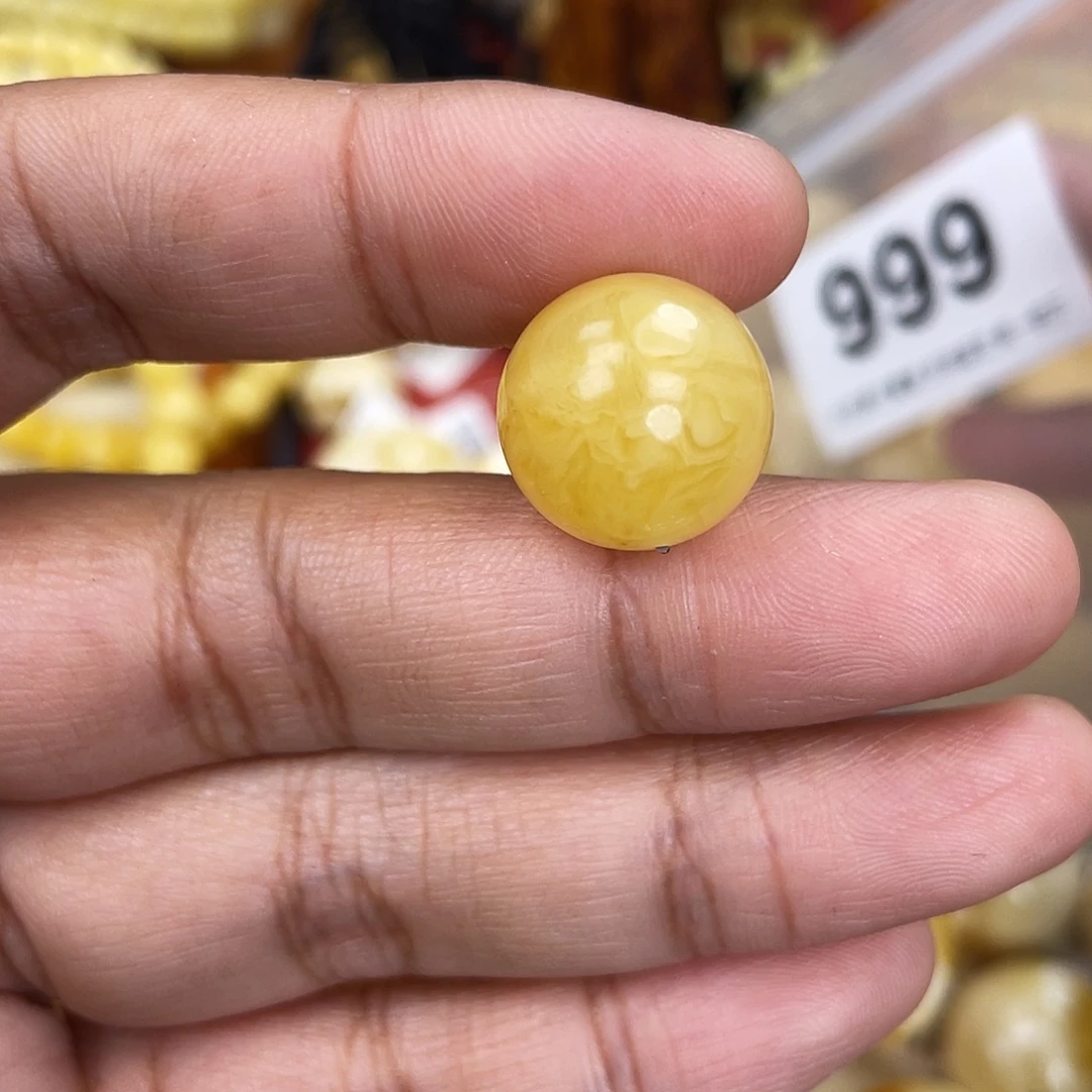 蜜蜡未镶嵌珠宝奇石粉15.7