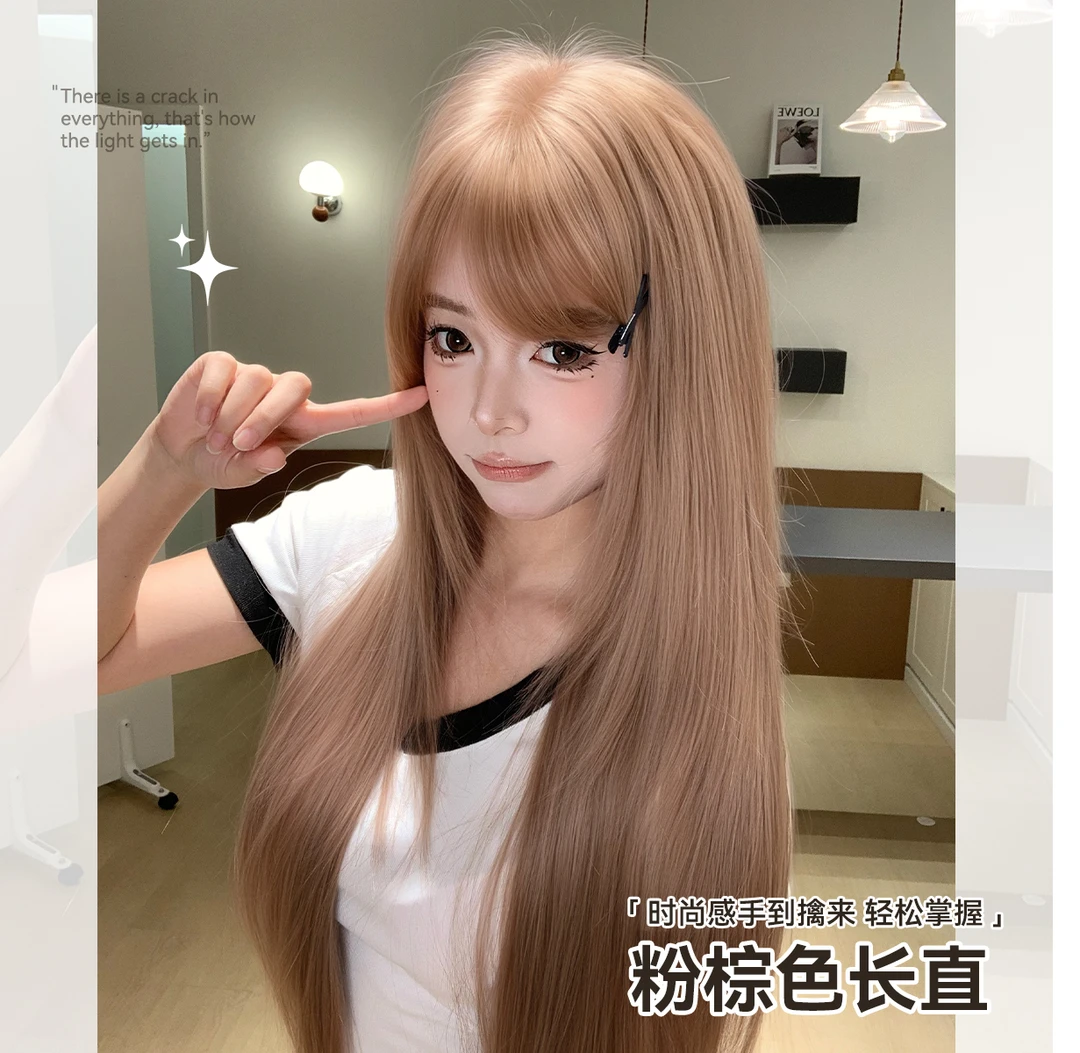 【恋爱循环】冰冰不冷假发女韩系网红Lolita甜美可爱减龄整顶假发